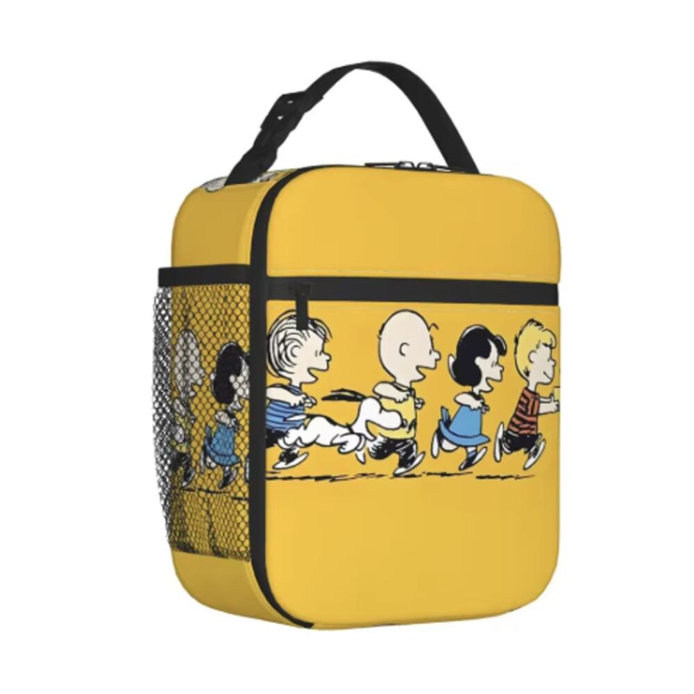 New Snoopy & Peanuts Gang Insulated Lunch Bag/Bento Box, For Work or School
